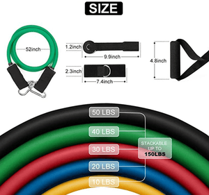 🔥 Premium 11-Piece Resistance Band Set - YNT Store 