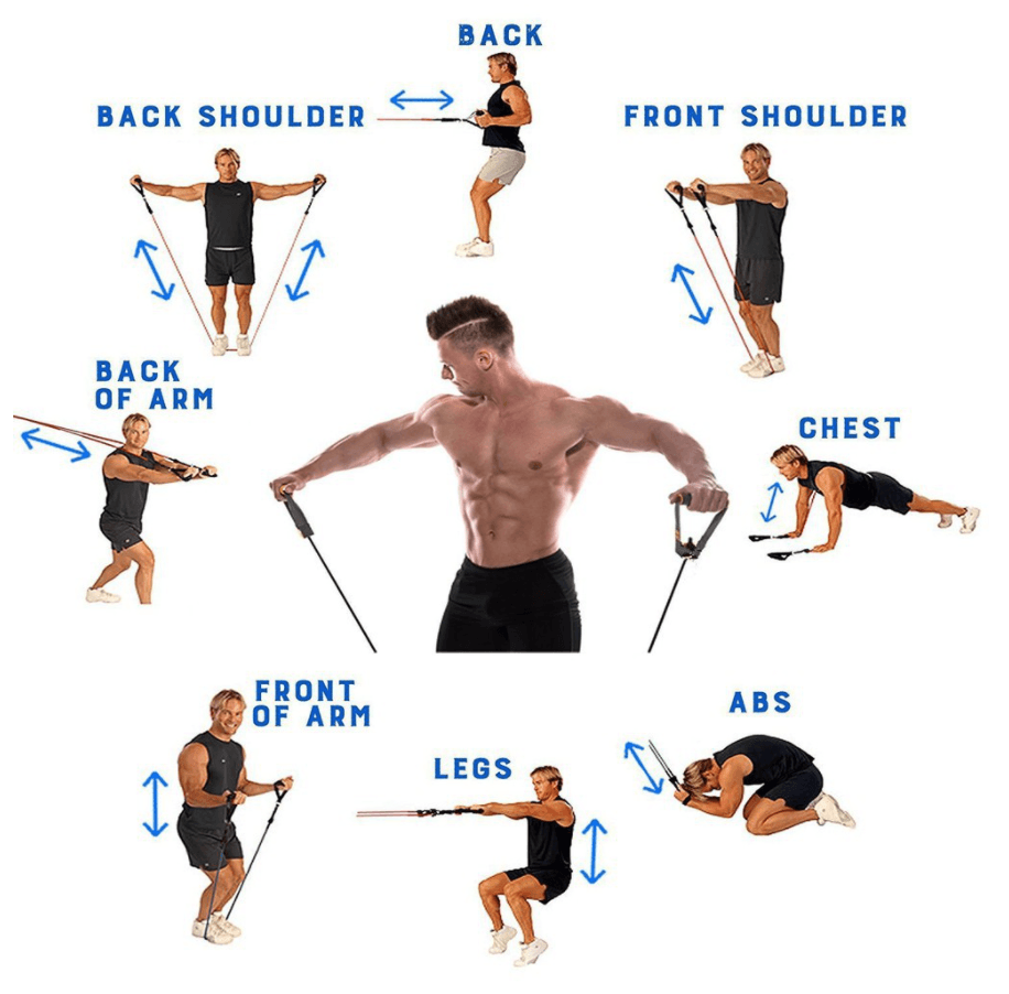 🔥 Premium 11-Piece Resistance Band Set - YNT Store 