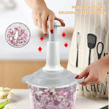 Manual Hand Press Onion and Vegetable Chopper-Effortless Food Prep Tool - YNT Store 