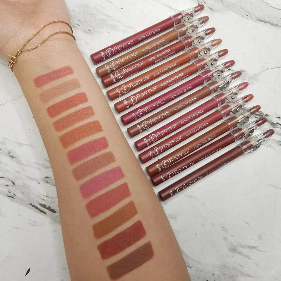 Flormar 12 colors clear lipstick - YNT Store 