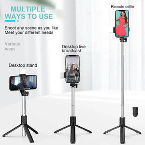 4 in 1 Tripod Selfie Stick With Remote Control - YNT Store 