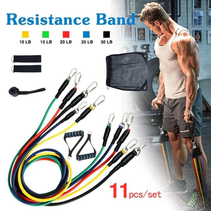 🔥 Premium 11-Piece Resistance Band Set - YNT Store 