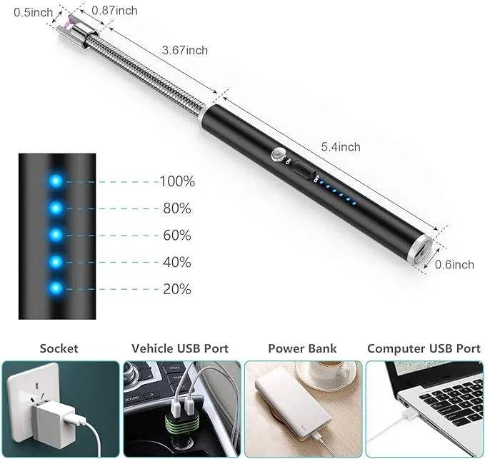 Flexible USB Chargeable Lighter - YNT Store 
