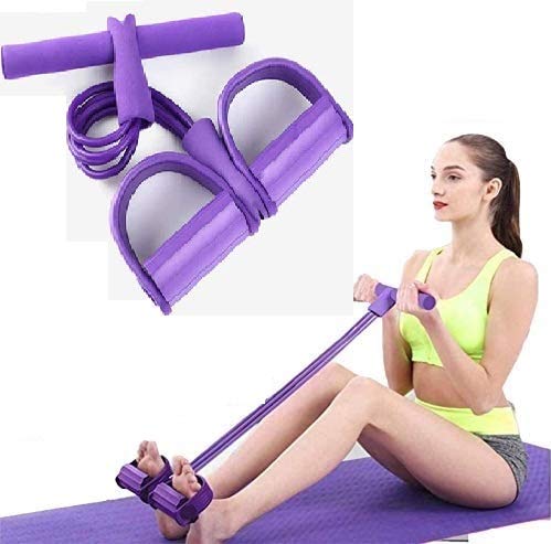 Tummy Trimmer – Foot Pedal Resistance Band (Random Colors)