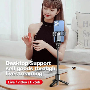 4 in 1 Tripod Selfie Stick With Remote Control - YNT Store 