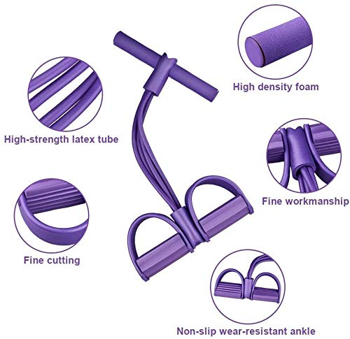 Tummy Trimmer – Foot Pedal Resistance Band (Random Colors)