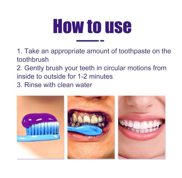 100% Original Hismile V34™ Purple Toothpaste (30 ML) 🦷 - YNT Store 
