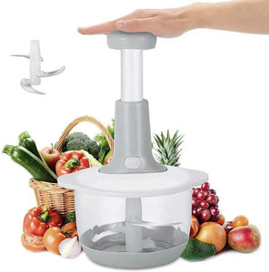 Manual Hand Press Onion and Vegetable Chopper-Effortless Food Prep Tool - YNT Store 