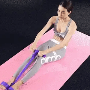 Premium Tummy Trimmer – Foot Pedal Resistance Band (Random Colors) - YNT Store 