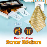 Punch-Free Screw Stickers ( 10 PCS ) - YNT Store 