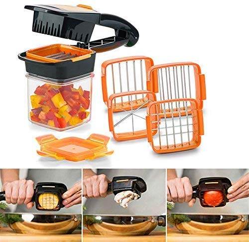 🥗 Nicer Dicer Quick: Your Compact 5-in-1 Kitchen Hero! - YNT Store 