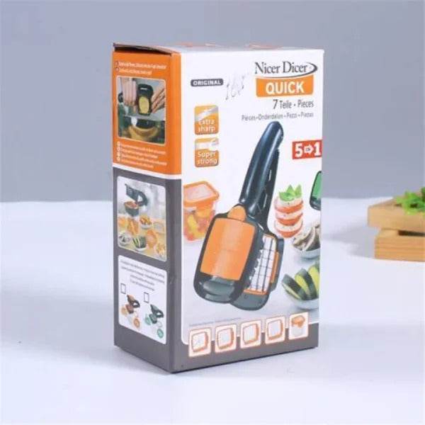 🥗 Nicer Dicer Quick: Your Compact 5-in-1 Kitchen Hero! - YNT Store 