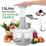 Manual Hand Press Onion and Vegetable Chopper-Effortless Food Prep Tool - YNT Store 