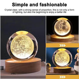 Galaxy Crystal Ball Night Lamp 🌌 - Mystical Decor Light 🪐 - YNT Store 