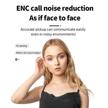 🎧 A9 PRO Earbuds: Smart Display & Noise-Free Sound! - YNT Store 