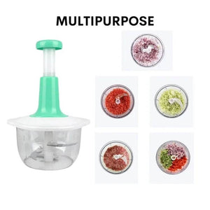 Manual Hand Press Onion and Vegetable Chopper-Effortless Food Prep Tool - YNT Store 