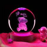 Galaxy Crystal Ball Night Lamp 🌌 - Mystical Decor Light 🪐 - YNT Store 