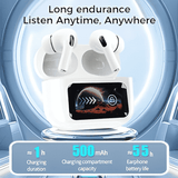 🎧 A9 PRO Earbuds: Smart Display & Noise-Free Sound! - YNT Store 