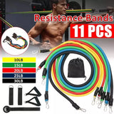 Premium 11-Piece Resistance Band Set