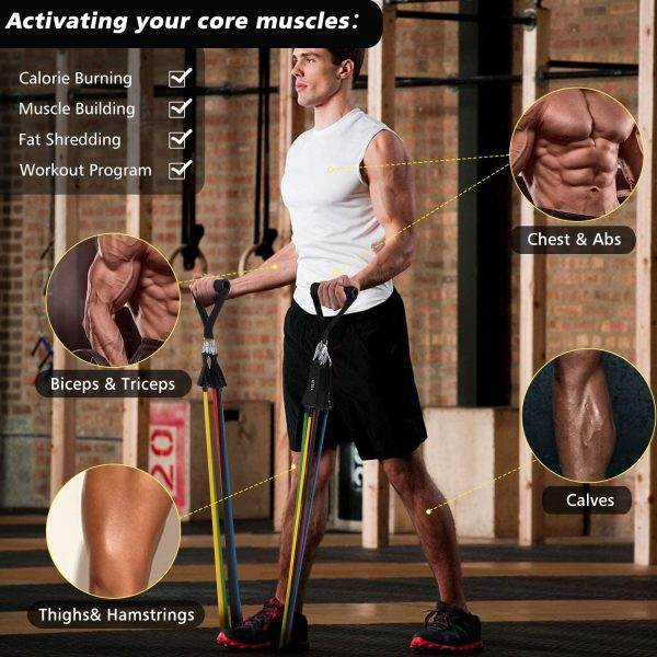 🔥 Premium 11-Piece Resistance Band Set - YNT Store 