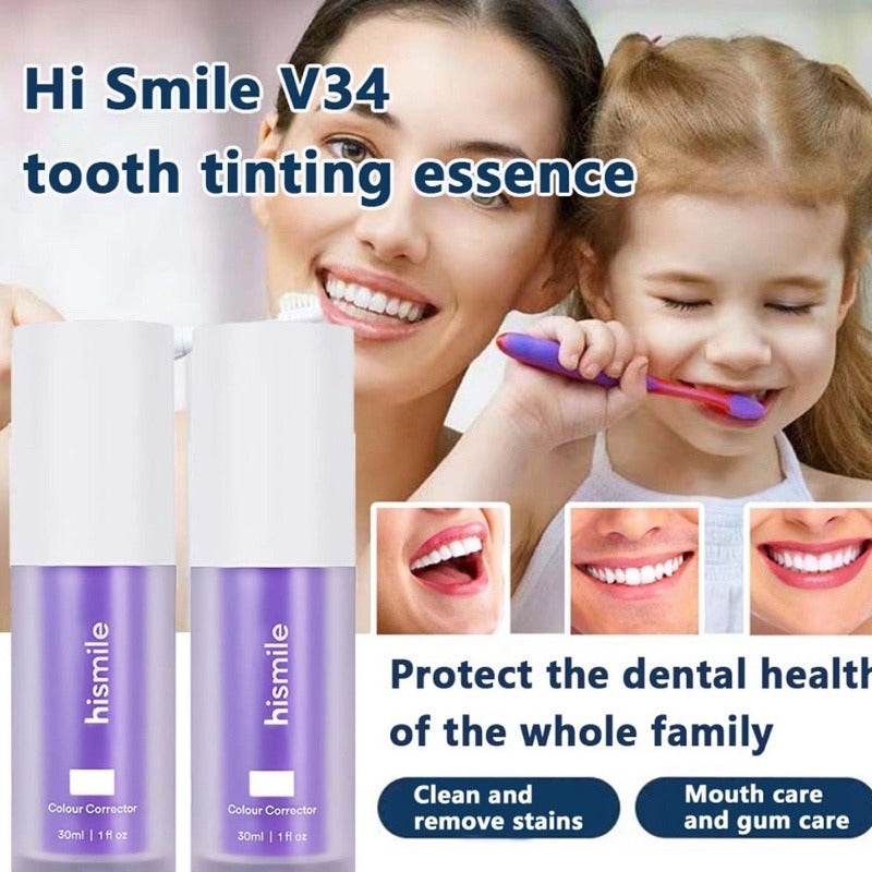 100% Original Hismile V34™ Purple Toothpaste (30 ML) 🦷 - YNT Store 