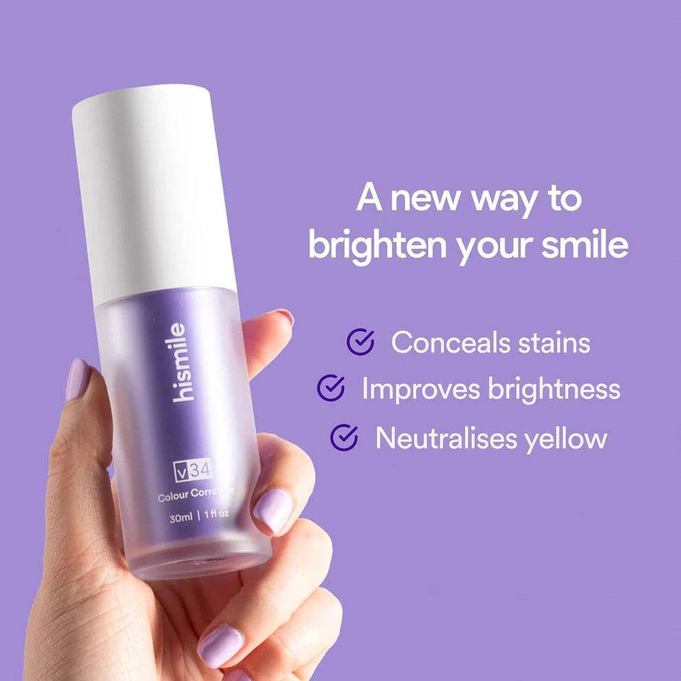 100% Original Hismile V34™ Purple Toothpaste (30 ML) 🦷 - YNT Store 